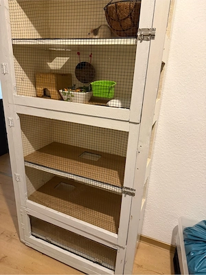 Kleintierkäfig, ohne Tiere und Zubehör