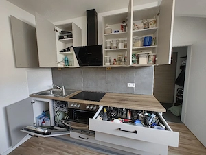 Geschmackvolle Einbauküche von Hornbach Bild 4