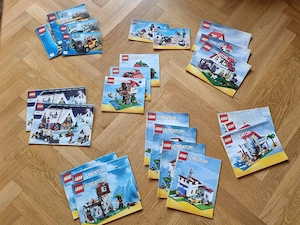 Verschiedene Lego-Sets mit Anleitungen (unsortiert)