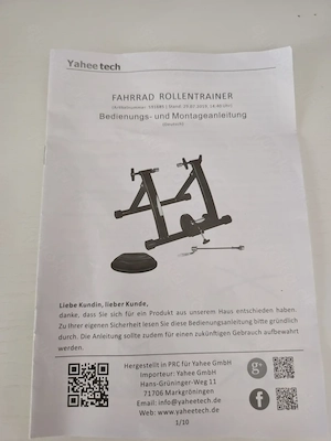 Heimrollentrainer für Fahrrad Bild 3