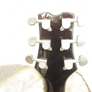 E-Gitarre von Behringer Les paul Style. Die Brücke und der Steg sind da. Tonabnehmer fehlen. Bild 4