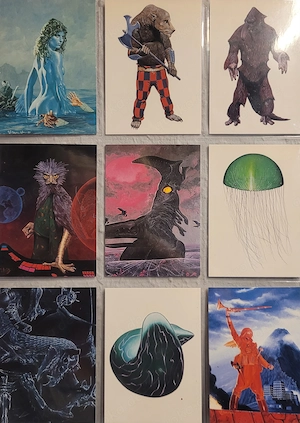 Wayne Barlowe   komplettes 90 Karten Set 1994