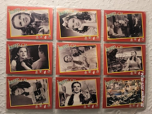 The Wizard of Oz Trading Cards 1990   komplettes Set 110 Karten