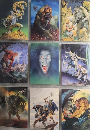 Mike Ploog Fantastic Art 1994   Komplettset 1 90 + Metallic Storm