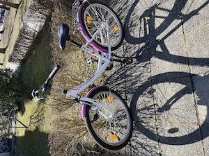 Fahrrad Maxim Sevilla 3 Wave weiß lila Kinder