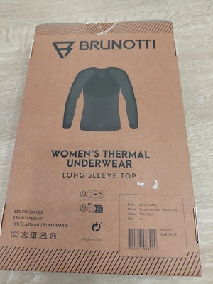Thermo Brunotti Long Sleeve Top  NEU  Gr. XL Woman