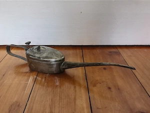 Antike Hand-Ölkanne Pumpöler Marke Pressol No. 3