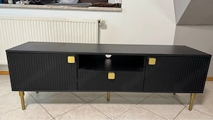 TV Lowboard schwarz
