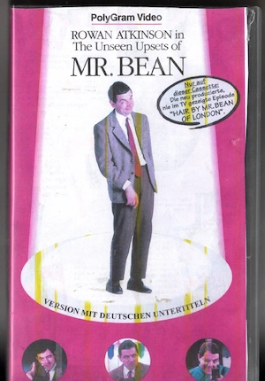 Videokassette VHS The Unseen Upsets Mr.Bean 