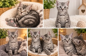 BKH Silver Tabby Kitten