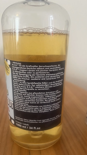 Professioneller Geruchsentferner für Sneaker, Schuhe, Textilien - B.O.B. Body Odor Blockout 