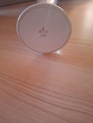 Vase  mit Rosenmuster