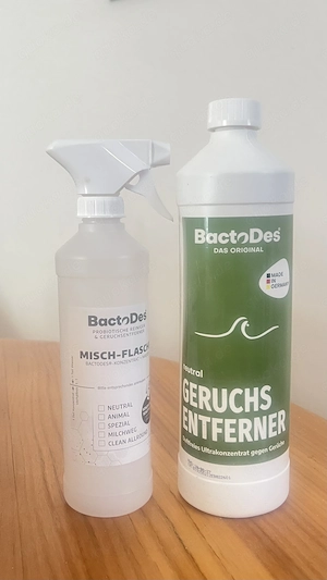 BactoDes Neutral 1L   Mikrobiologischer Geruchsentferner   Enzymreiniger NEU & OVP