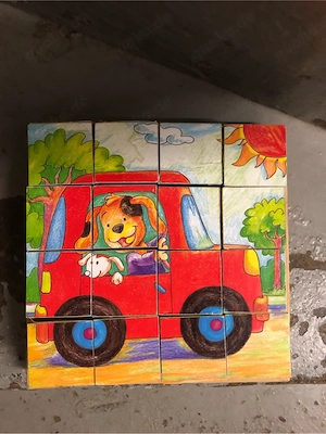 Würfel Bauklötze Puzzle