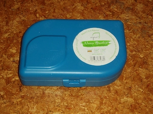 Hochwertige Brotdose von ajaa! "nana Brotbox blue"