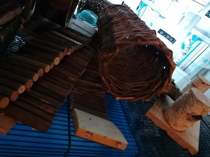 Verkaufe großen Hamster Käfig mit Zubehör