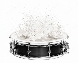 HKD S56 K0509   Der gebrochene Rhythmus   Kunstdruck A2 Pearl