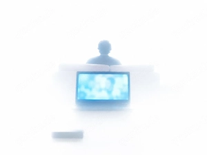 HKD S87 K0897   D9   STREAMING (2010er)   Das Bild verlässt den Saal   kühles    Kunstdruck A2 Pearl