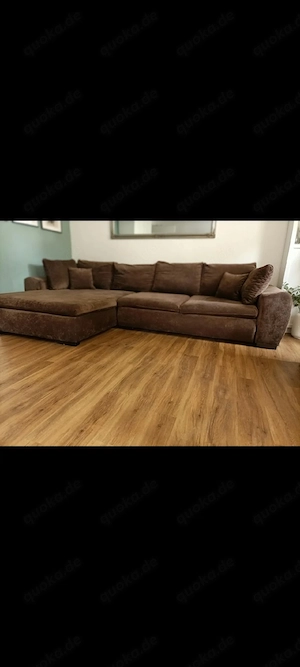 Ecksofa Vintageoptik Home Affaire,  XXL-Schlafsofa+Bettkasten