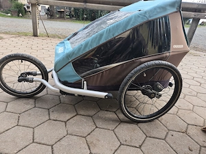 Kinderfahrradanhänger Croozer , 2-Sitzer, gebraucht