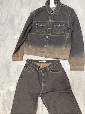 jeansjacke und jeanshose set Gr L der marke Mant neu