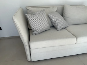 Schlafsofa Coos II Strukturstoff beige
