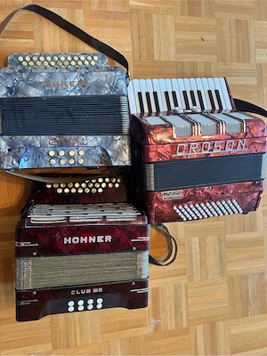 Akkordeon Sammlung zu verkaufen (Hohner Club III B, II B, Crosio)