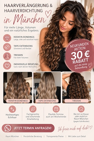    Traumhaare in München   Extensions & Haarverlängerung 