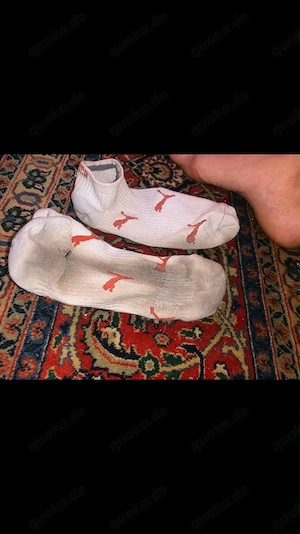 Socken getragen