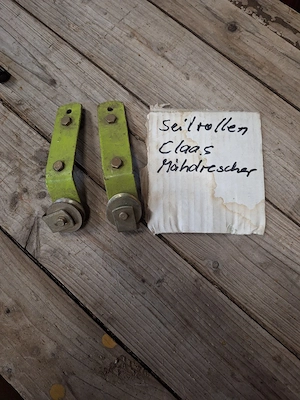 2 Seilrollen Halterung 