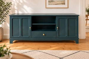 IKEA LOMMARP TV-Bank   TV-Board   Sideboard dunkelblaugrün