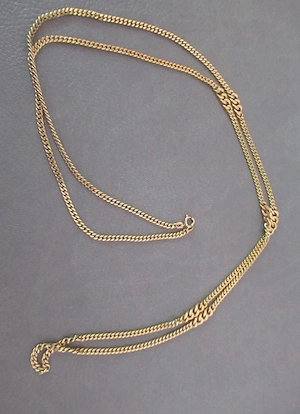 Goldkette 333er , 80cm lang , 21,8gramm 