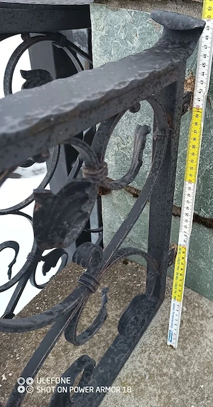 Zaun schmiedeeisern verzinkt