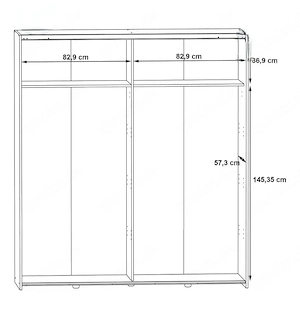 kleiderschrank schwebetüren