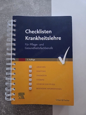 Checklisten Krankheitslehre   5. Auflage (2024)   unbenutzt