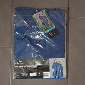 Regencape   Regenponcho, blau, Einheitsgröße, neu & OVP
