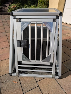 Hundebox Marke Heyermann Aluminium 