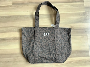 GAP Canvas Tote Bag Tragetasche mit Leopardenmuster NEU mit Etikett