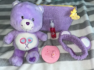 essence x Care Bears Primer Haarband Kosmetiktasche 