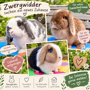 Minilop Zwergwidder und Lionlop 