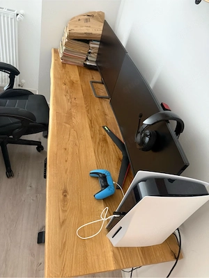 Selbstgebauter Schreibtisch 