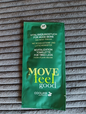 Coolike Aromatuch aus Vlies gegen müde Beine