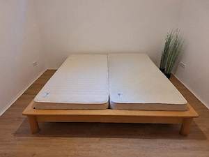 Bett Schreinerarbeit Buch massiv 