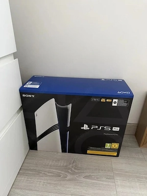 Sony PS5 Konsole Sony PlayStation 5 Pro 2 in Weiß Schwarz 4K UHD HDR