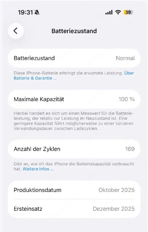 Iphone 17 256GB in weis zu verkaufen