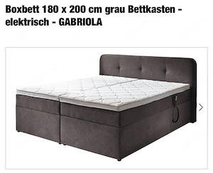 Boxspringbett Gabriola 180x200cm