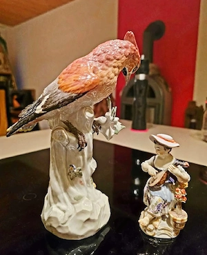 Meissen Porzellan Seidenschwanz 
