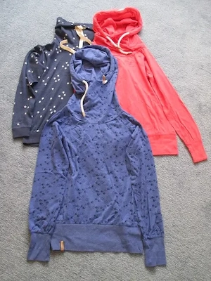 Langarmshirt Gr. XS, Naketano, 3 Stück