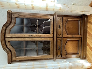 Eckschrank Eiche Rustikal