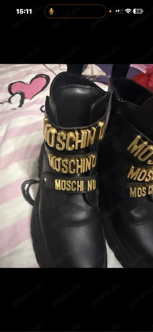Moschino Boots  leder 